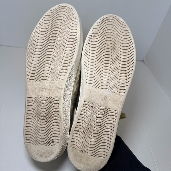 Chocolat Blu Nori Gold & White Sneakers - Picture 8 of 9